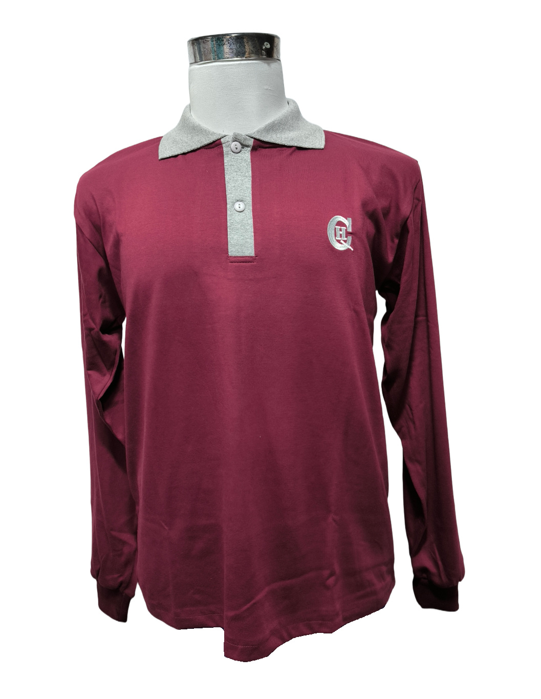 polera polo manga larga