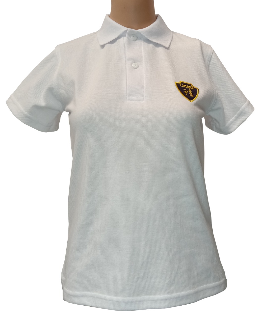polera pique manga corta