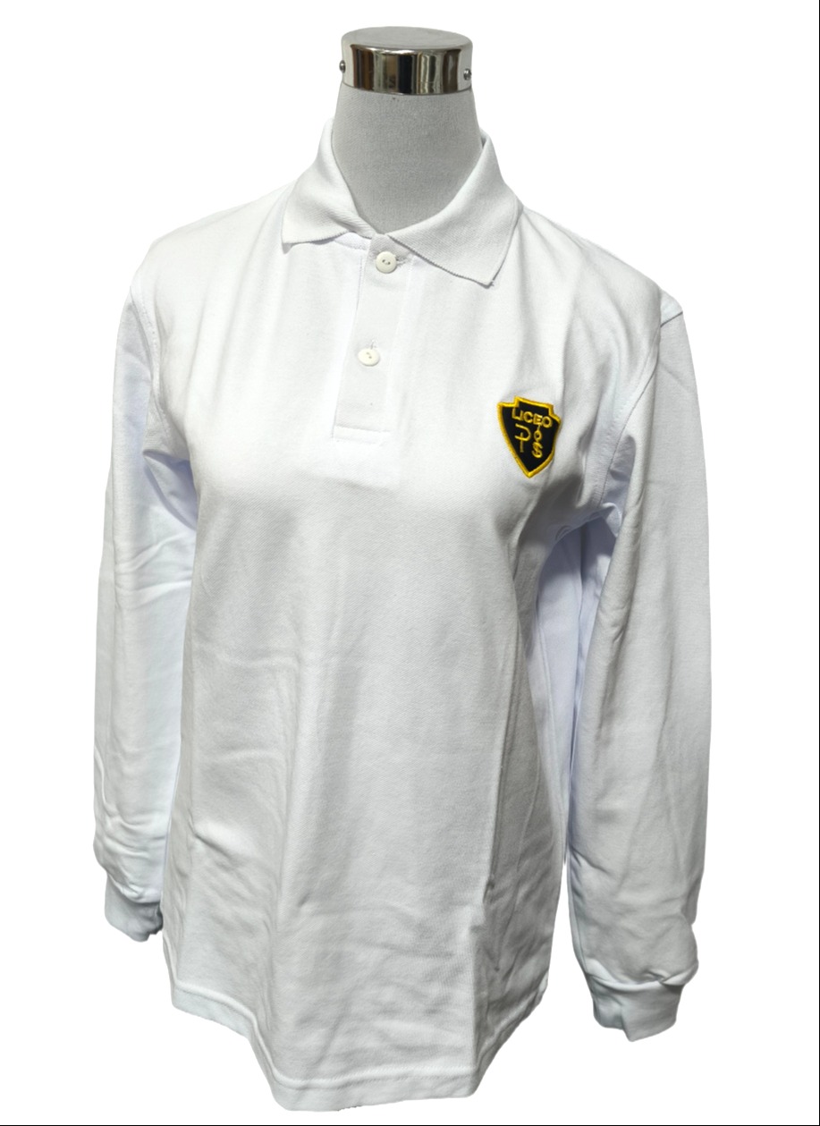 polera pique manga larga