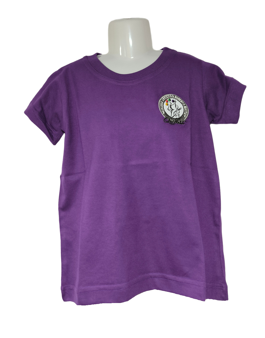 polera polo manga corta morado