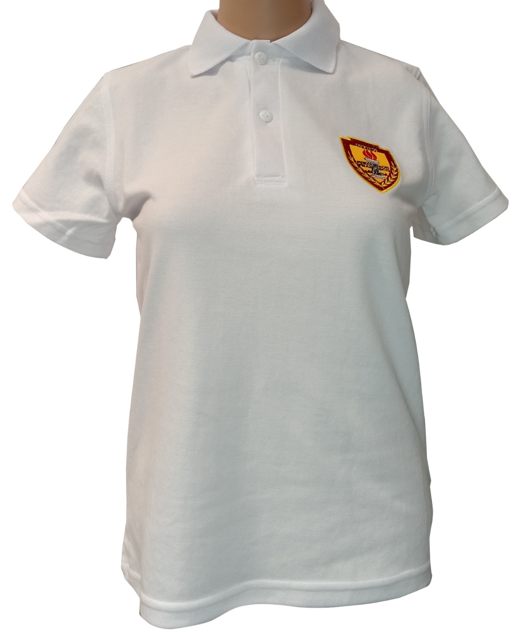 polera pique manga corta