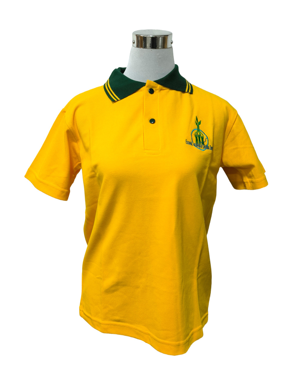 polera pique manga corta