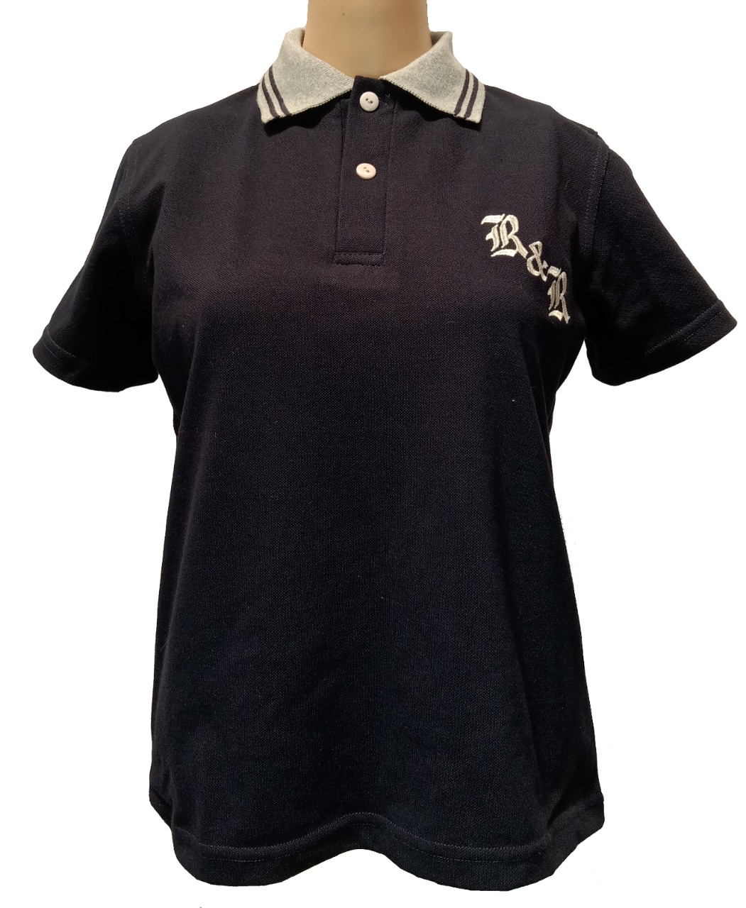 polera pique manga corta