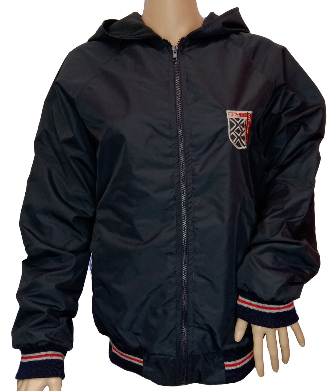 casaca gorro c/malla