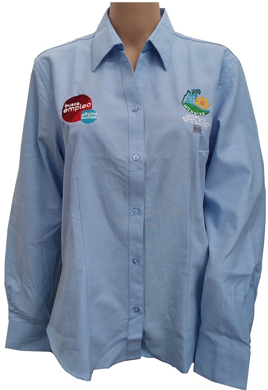camisa celeste