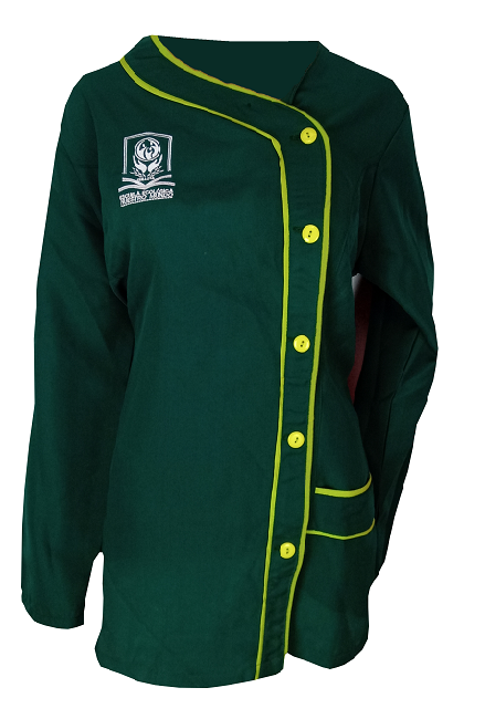 delantal verde