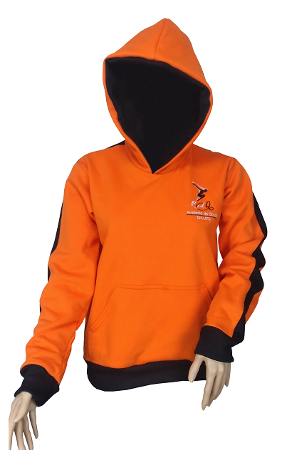 poleron naranja danza